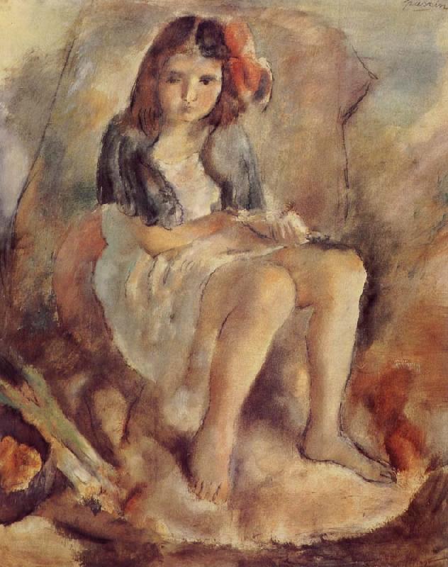Jules Pascin The Girl want to be Cinderella Germany oil painting art